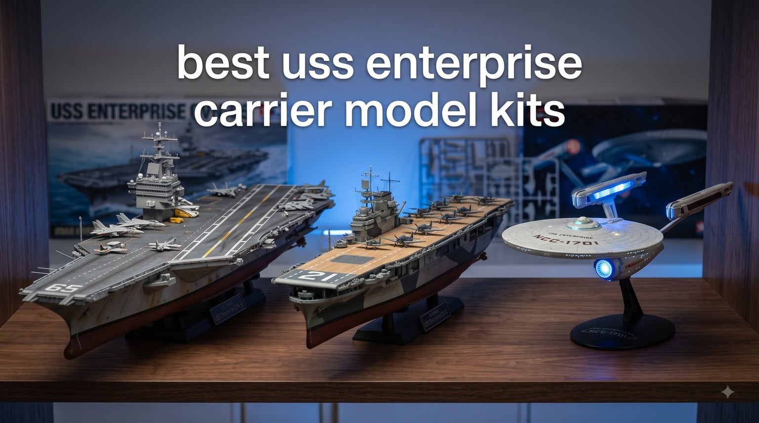best uss enterprise carrier model kits