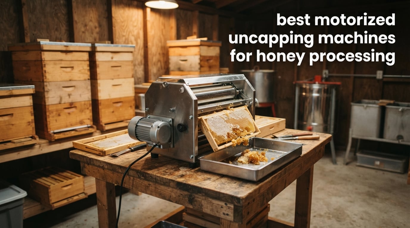 best motorized uncapping machines for honey processing