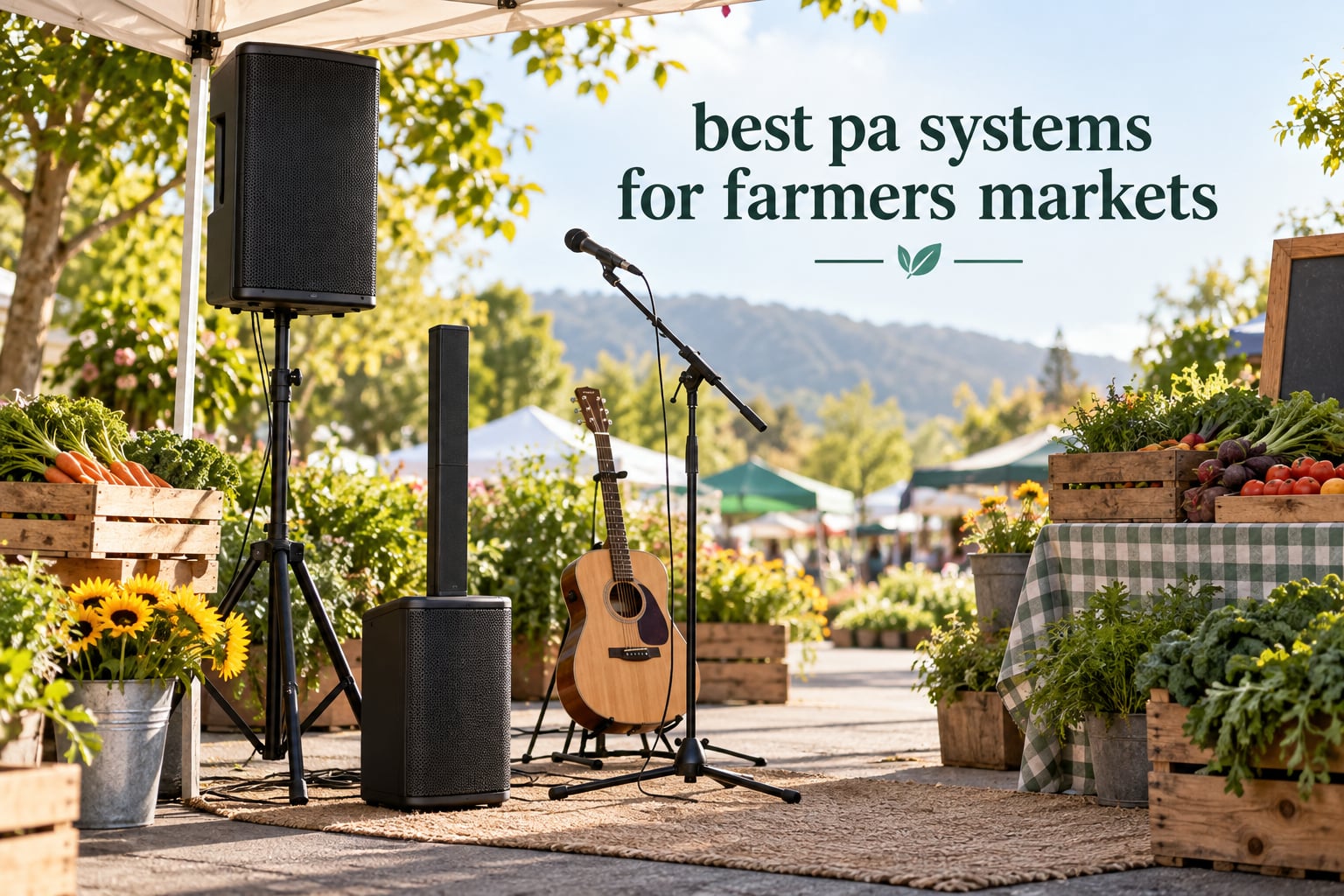 best pa systems for farmers markets