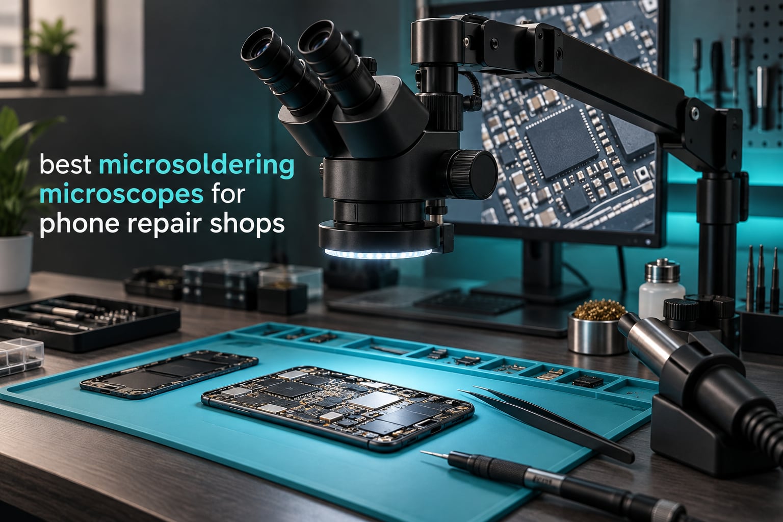 best microsoldering microscopes for phone repair shops