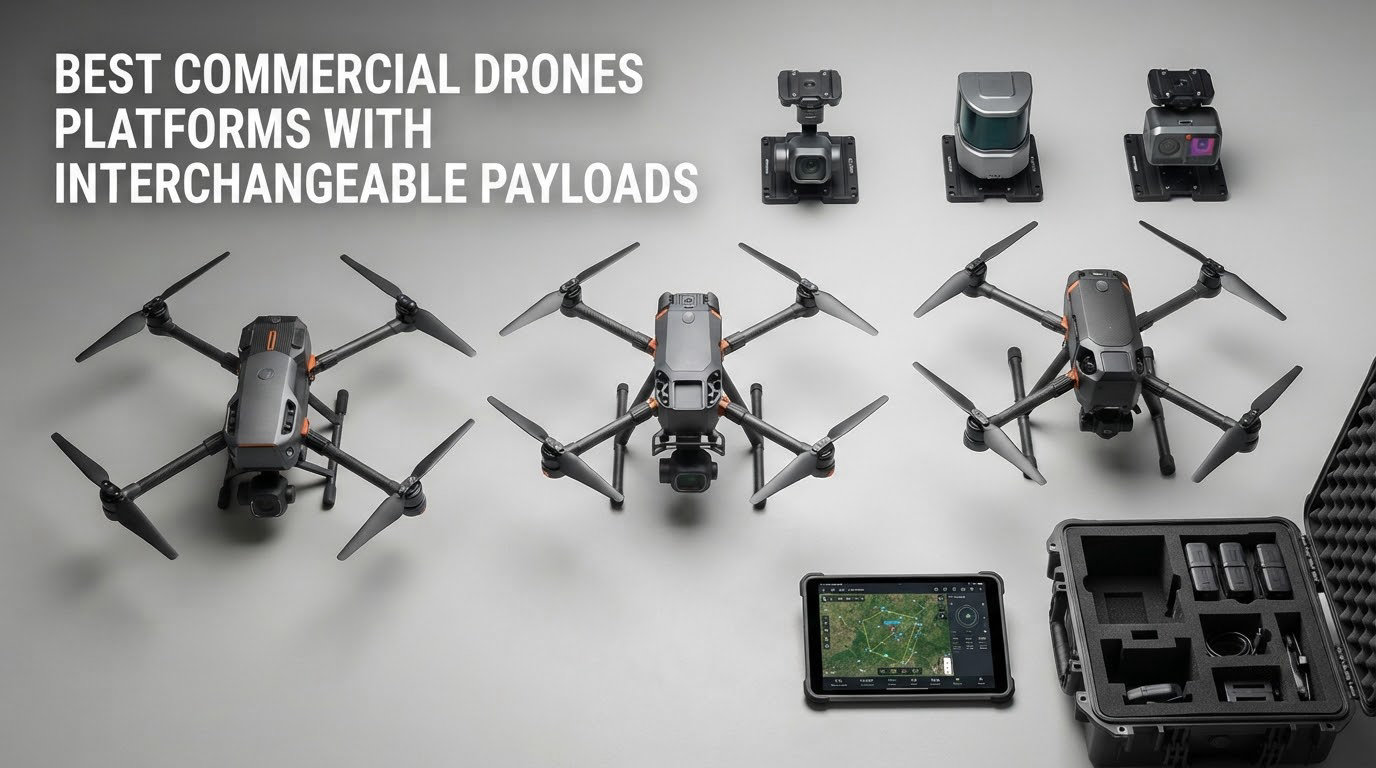 best commercial drones platforms with interchangeable payloads