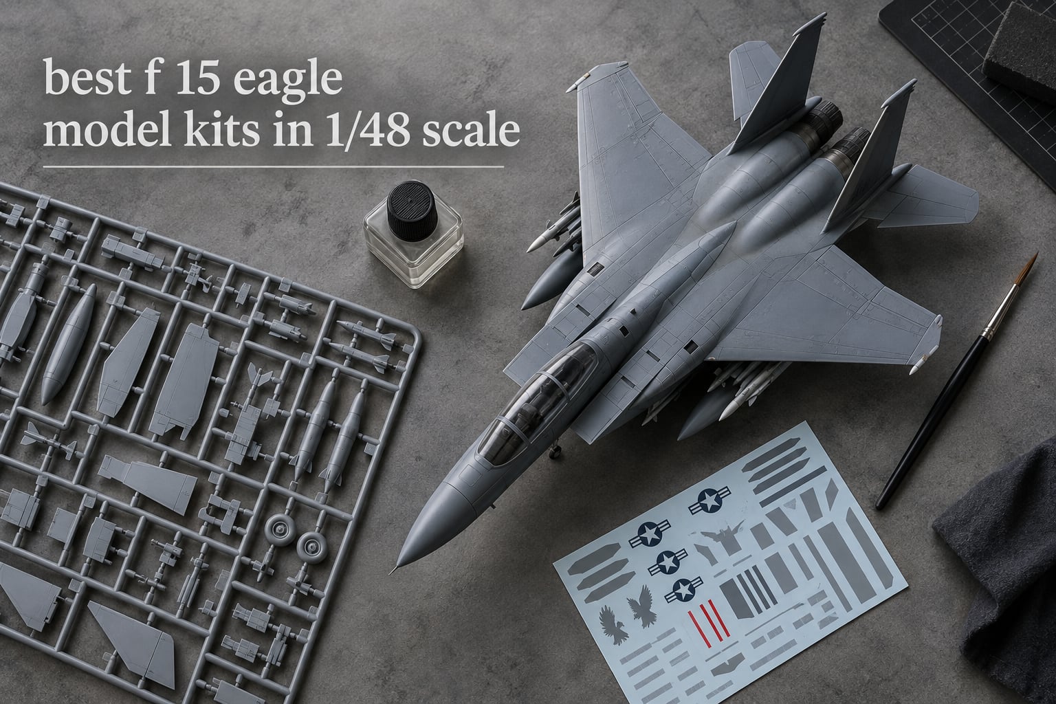 best f 15 eagle model kits in 1/48 scale