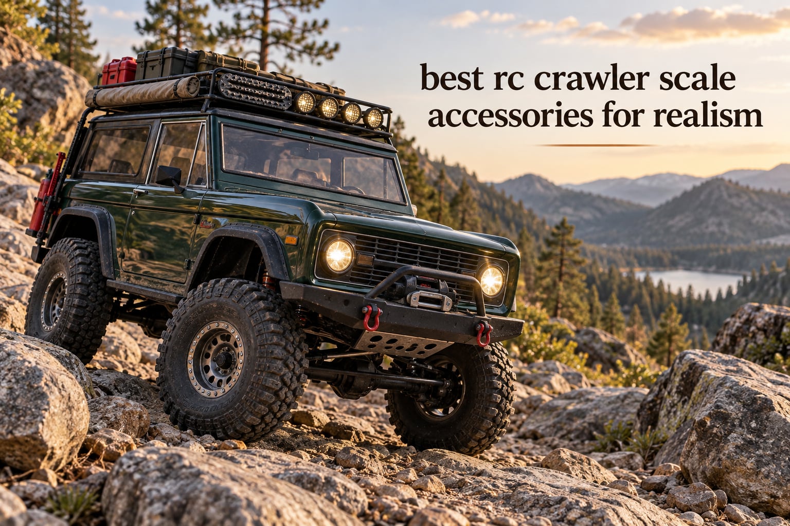 best rc crawler scale accessories for realism