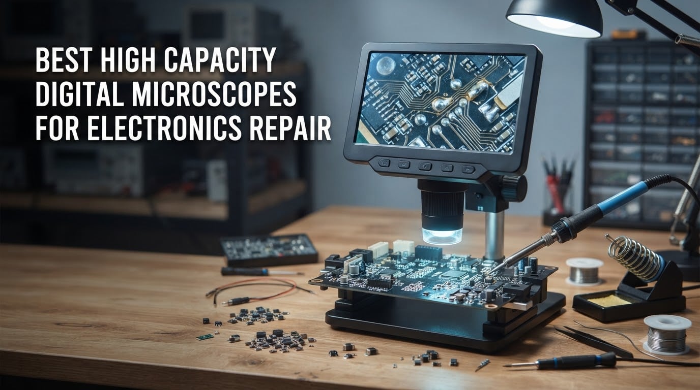 best high capacity digital microscopes for electronics repair
