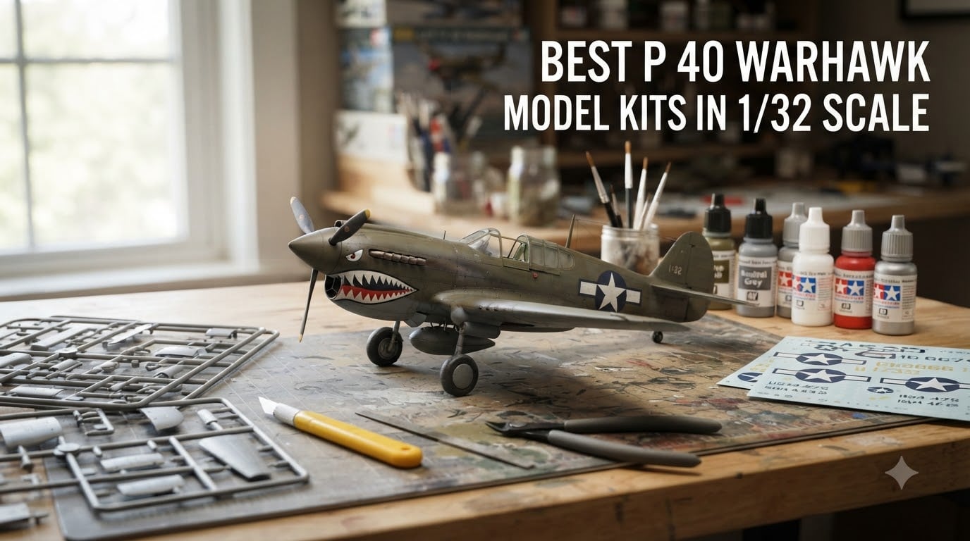 best p 40 warhawk model kits in 1/32 scale