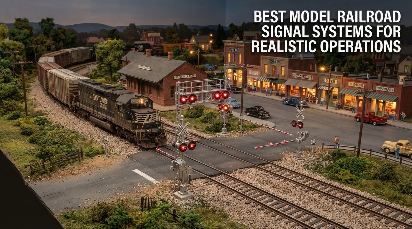best model railroad signal systems for realistic operations