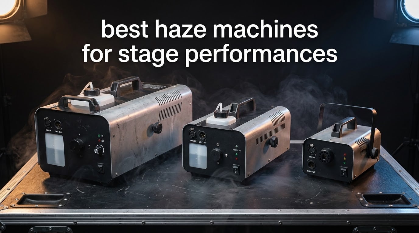 best haze machines for stage performances