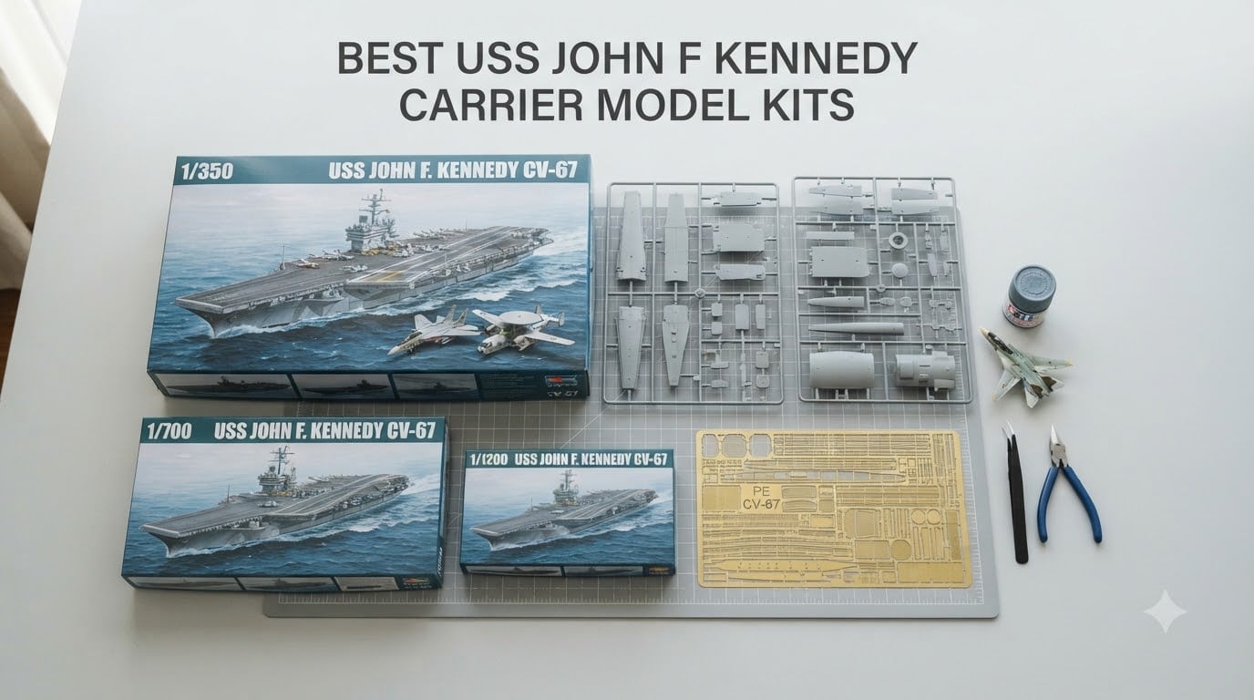 best uss john f kennedy carrier model kits