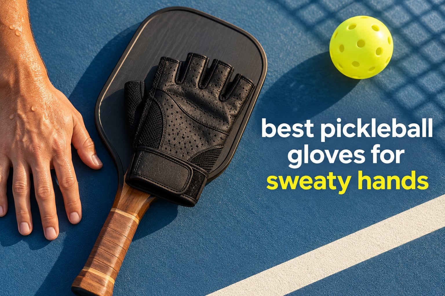 best pickleball gloves for sweaty hands