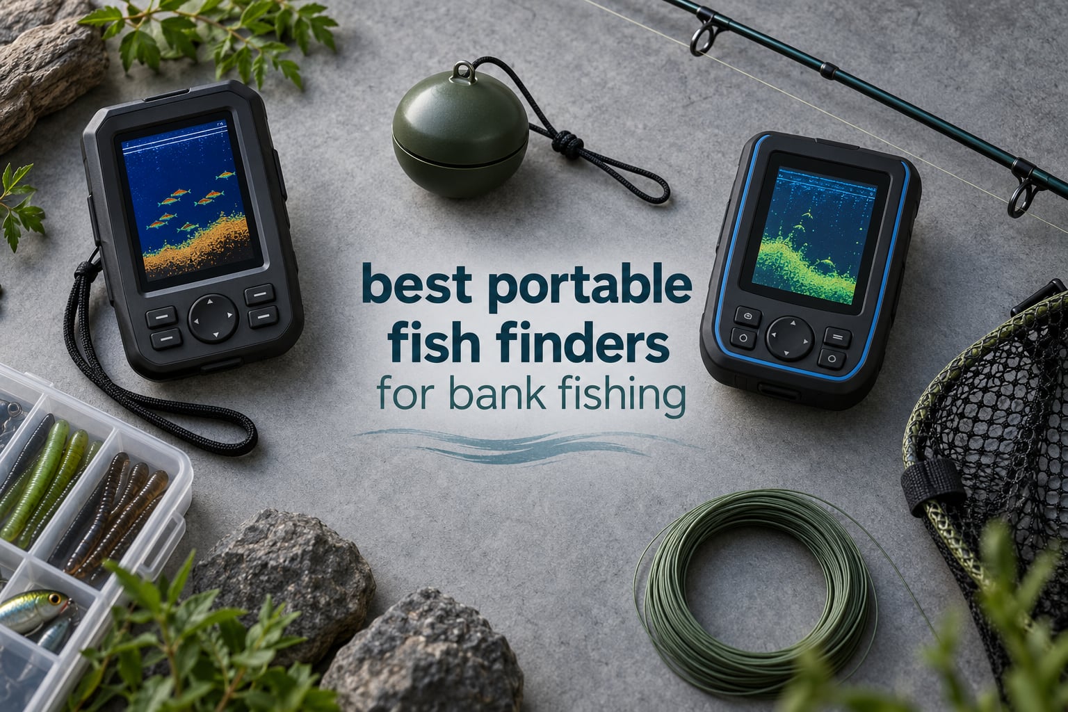 best portable fish finders for bank fishing