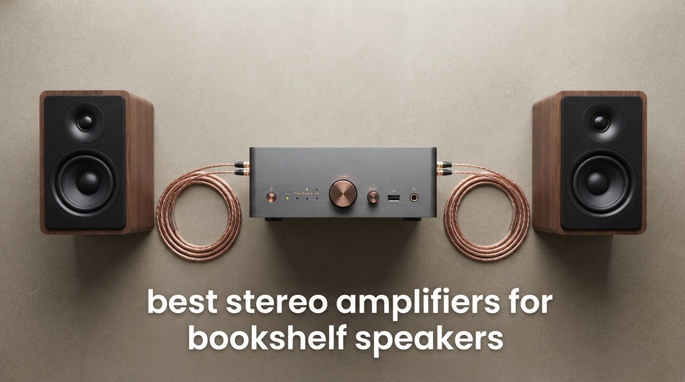 best stereo amplifiers for bookshelf speakers