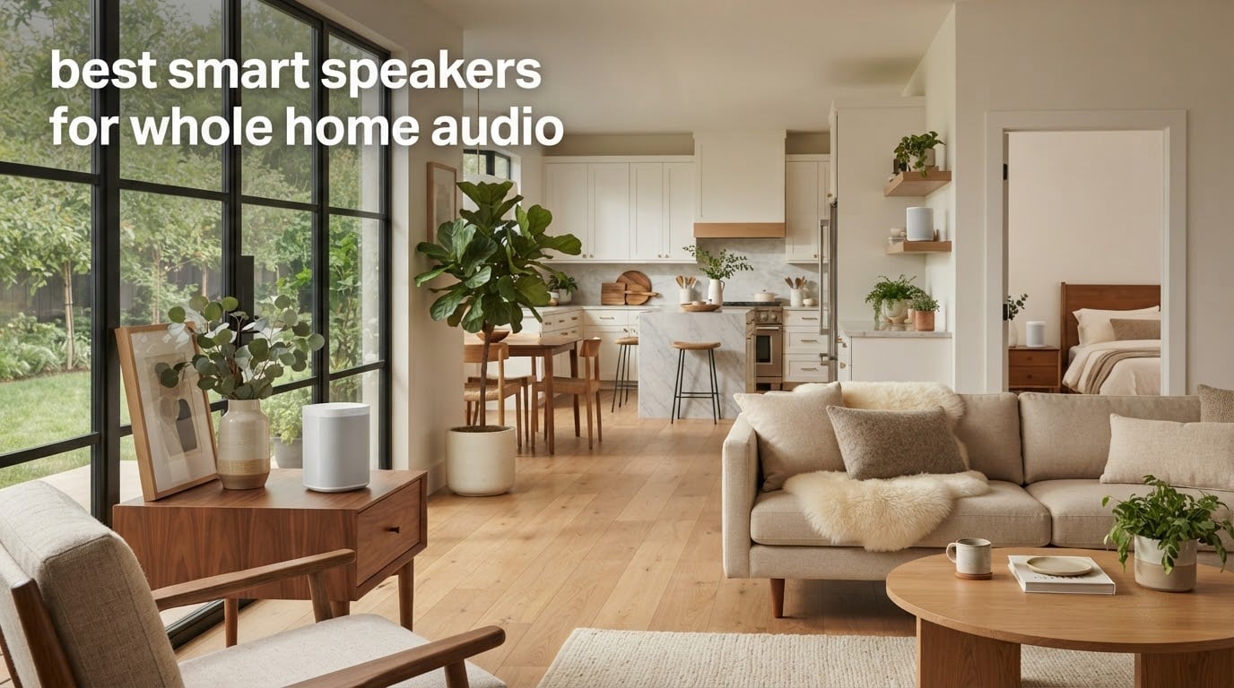 best smart speakers for whole home audio