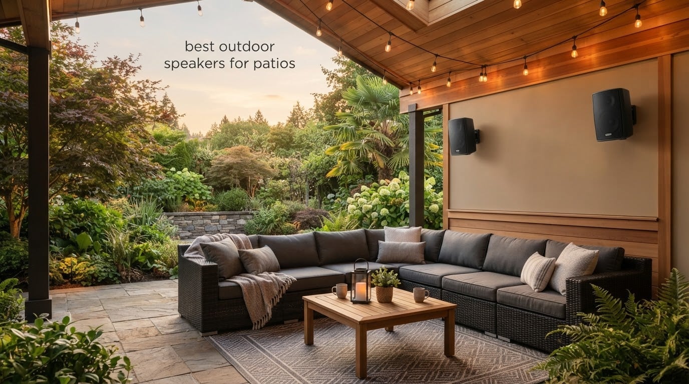 best outdoor speakers for patios