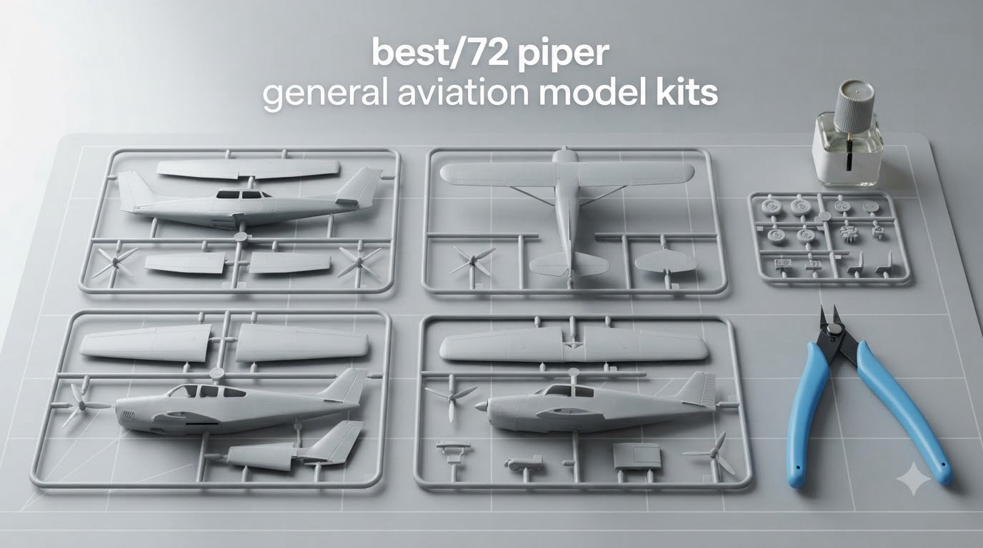 best 1/72 piper general aviation model kits