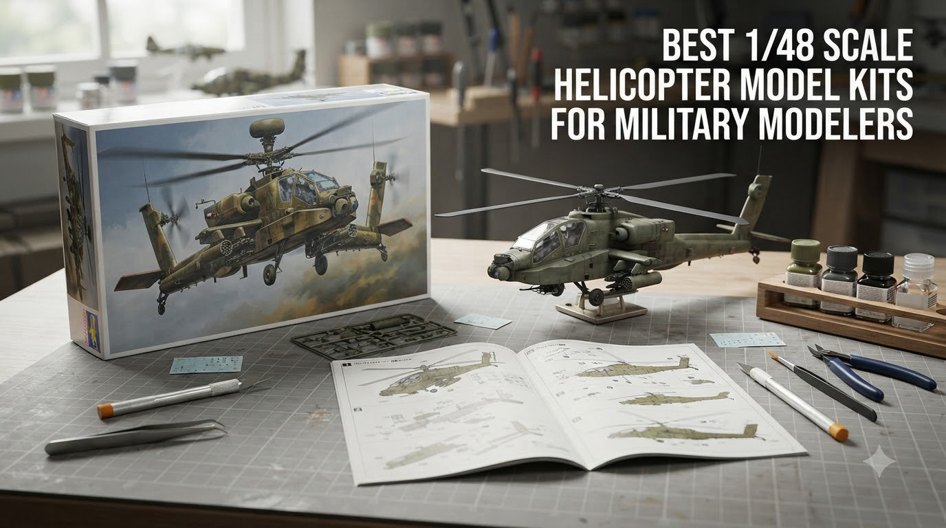 best 1/48 scale helicopter model kits for military modelers