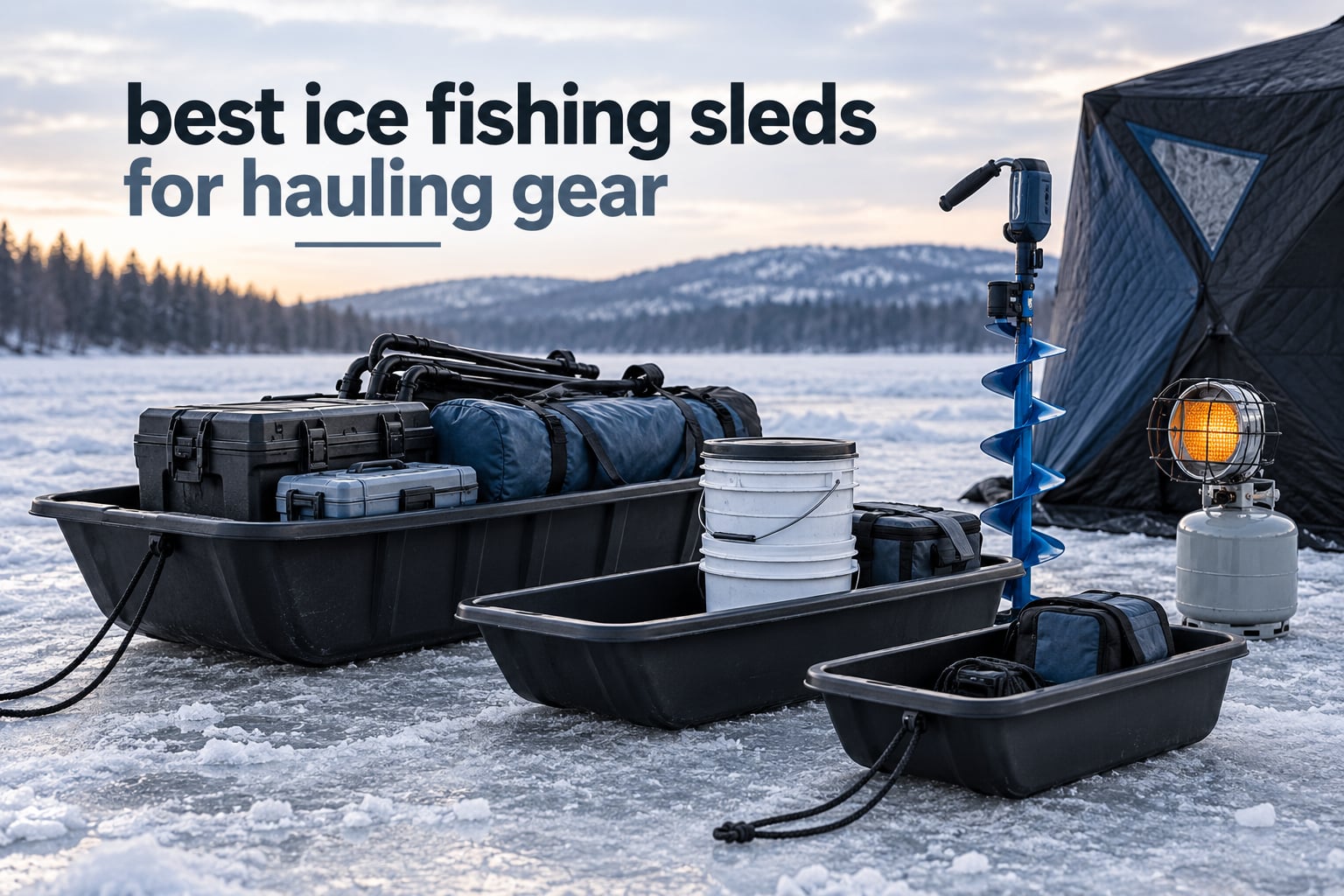 best ice fishing sleds for hauling gear