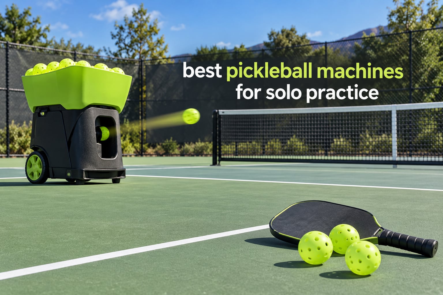 best pickleball machines for solo practice