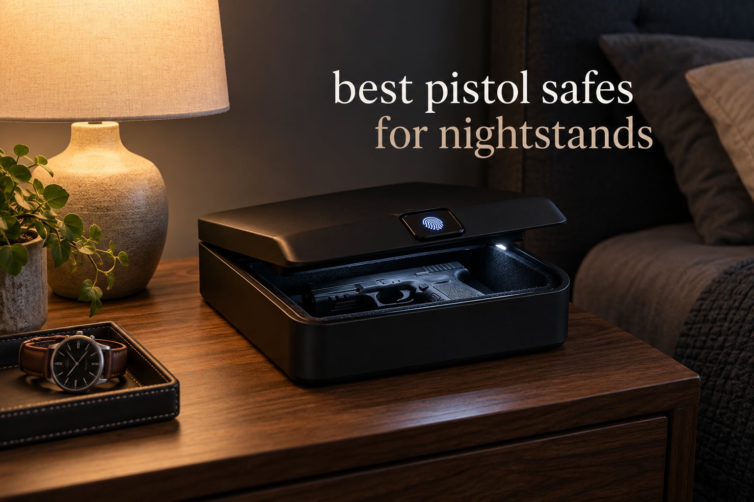 best pistol safes for nightstands