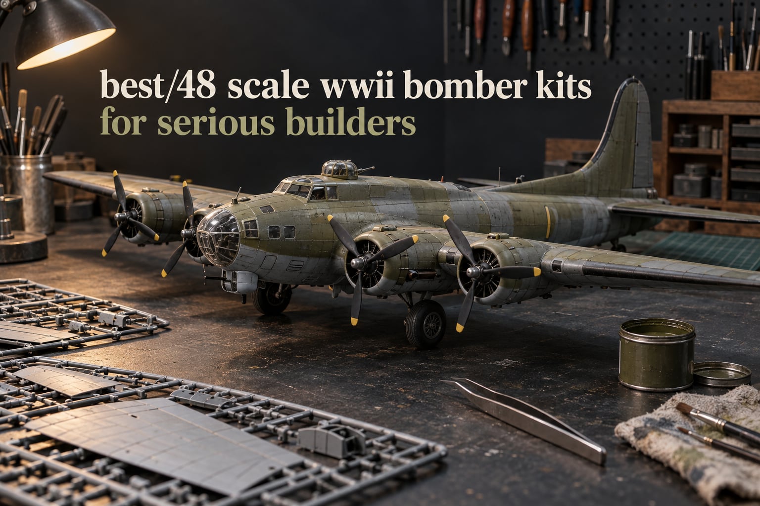 best 1/48 scale wwii bomber kits for serious builders