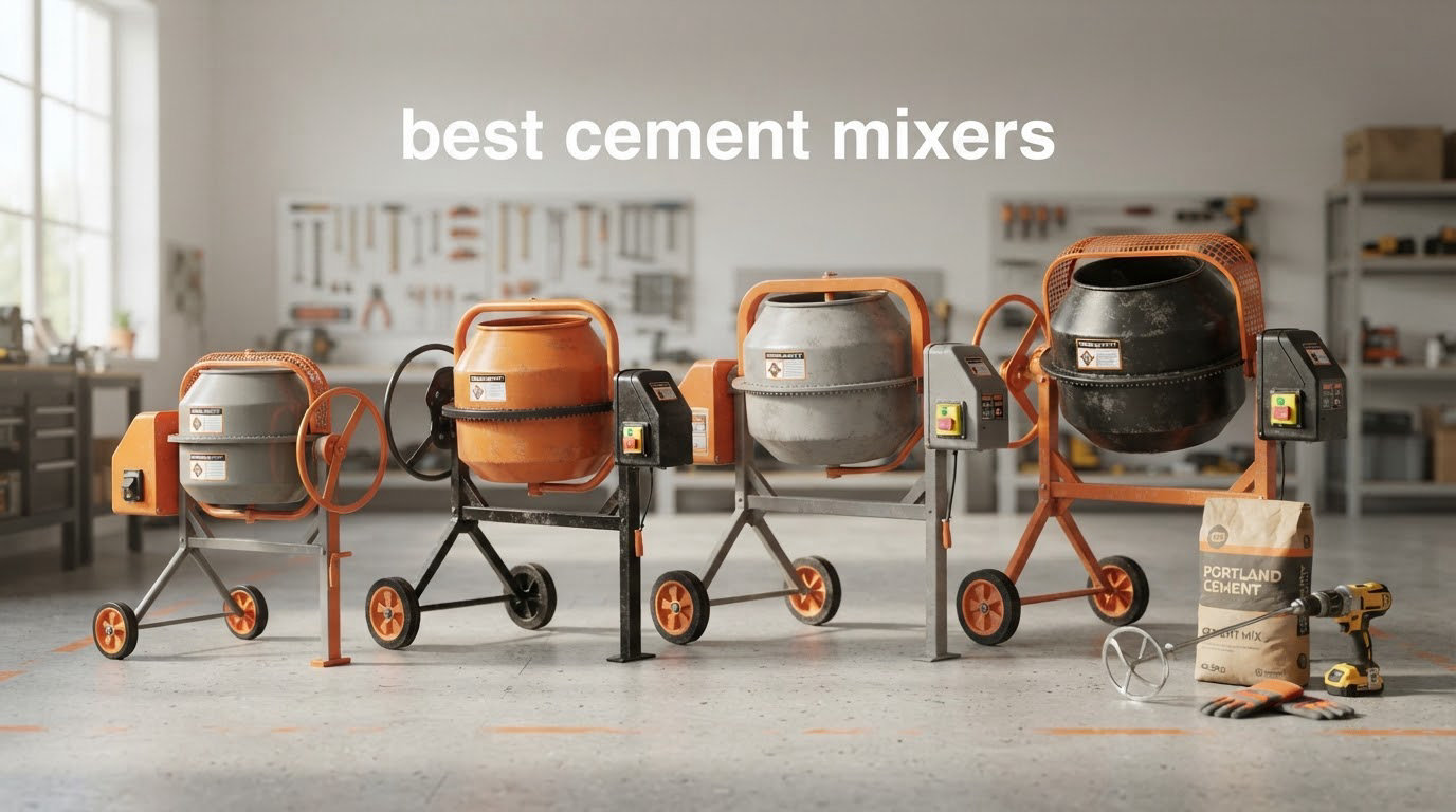 best cement mixers