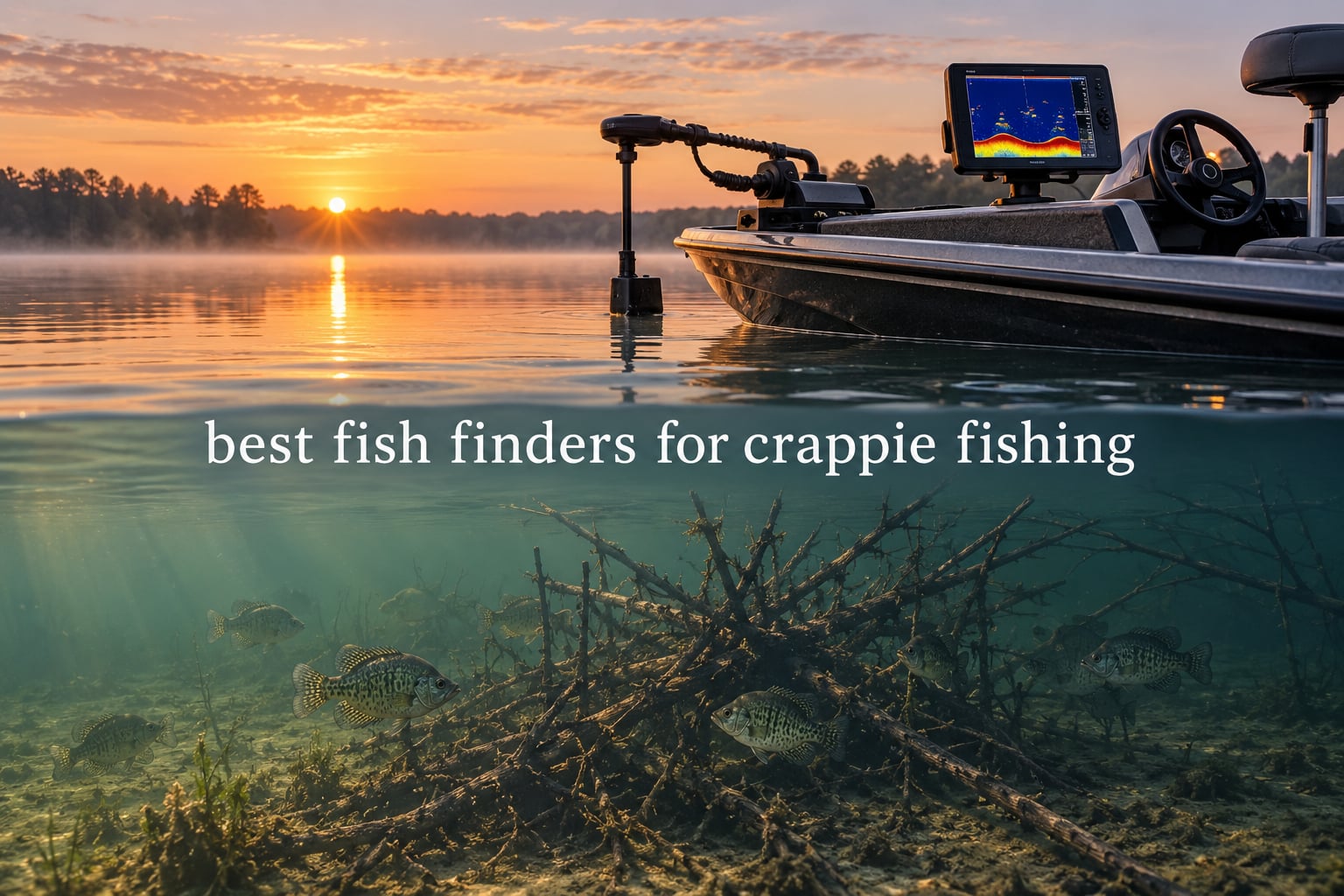 best fish finders for crappie fishing
